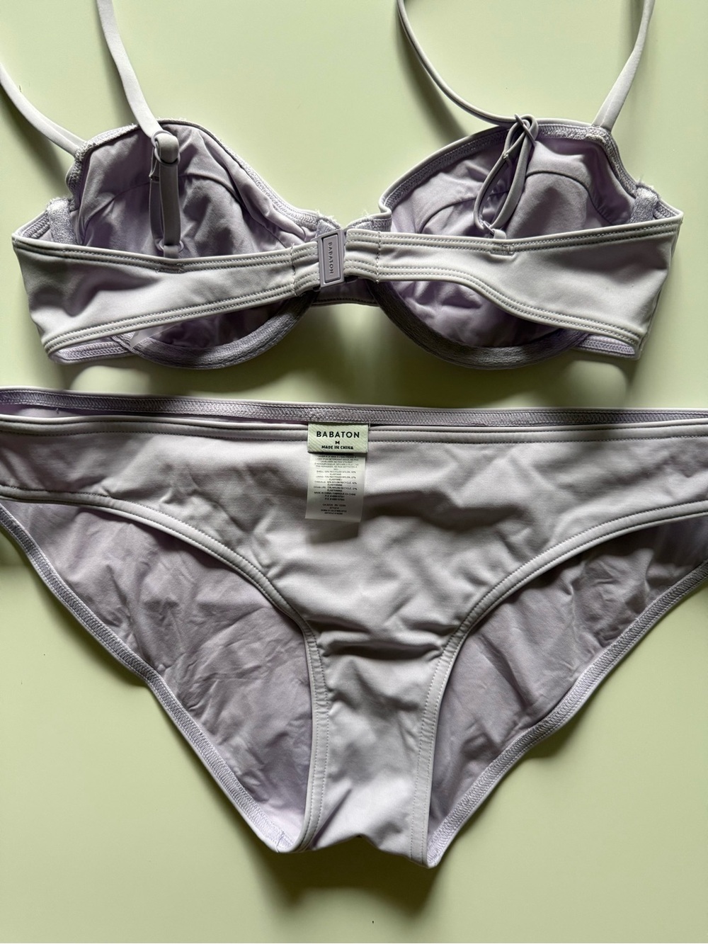 Babaton Pastel Lilac Underwire Bikini Set - Picture 3 of 13